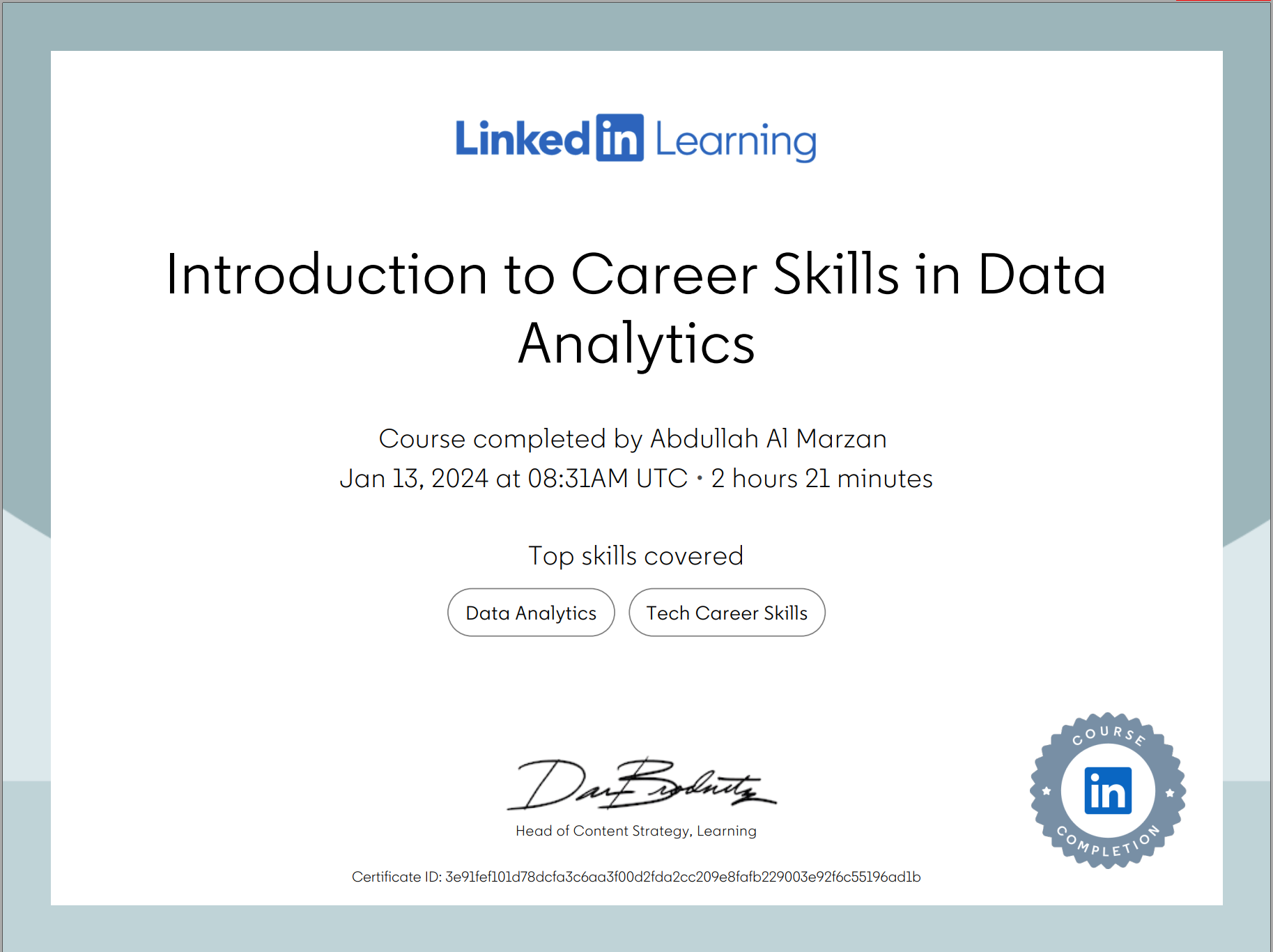 Certificate Thumbnail